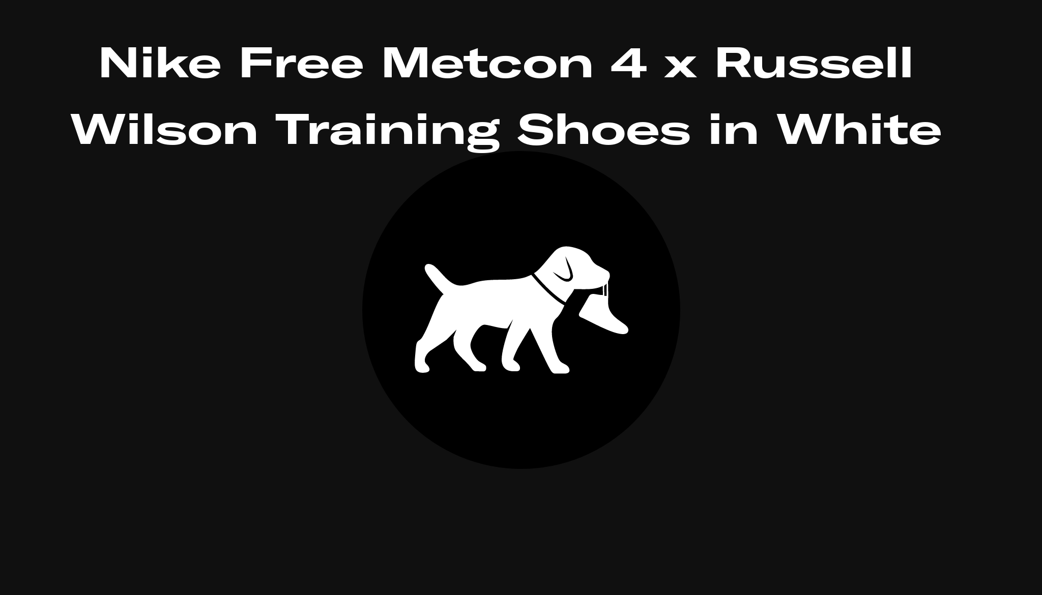 Nike Free Metcon 4 x Russell Wilson Training Shoes in White, Raffles